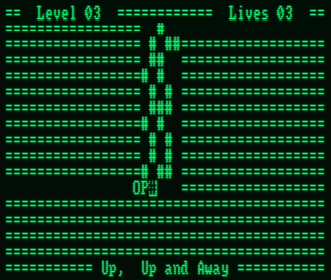 COM-Datei für CP/M mit Steuerbefehlen des<br />Terminals VT52, deswegen leider nicht für die Joyce