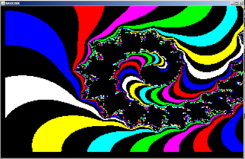 320 x 200 Pixel Leinwand, aber nur 312 x 192 Pixel genutzt
